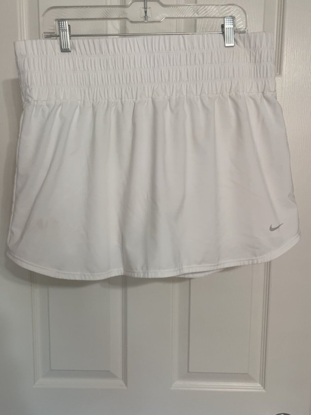 Nike Dri-FIT White Athletic Tennis Golf Skort XL